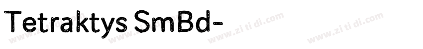 Tetraktys SmBd字体转换